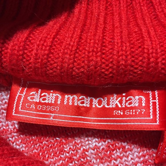 VINTAGE ALAIN MANOUKIAN KNITTED WOOL BLEND SWEATERS SIZE 2 - Picture 7 of 7